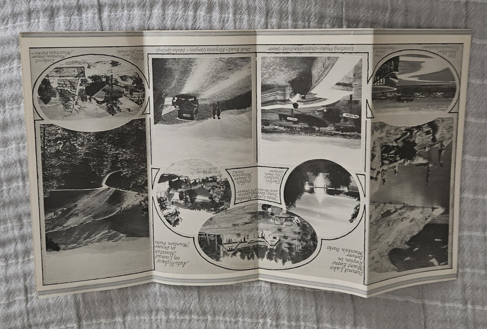 1920s Gray Line Bus Denver Brochure VG++