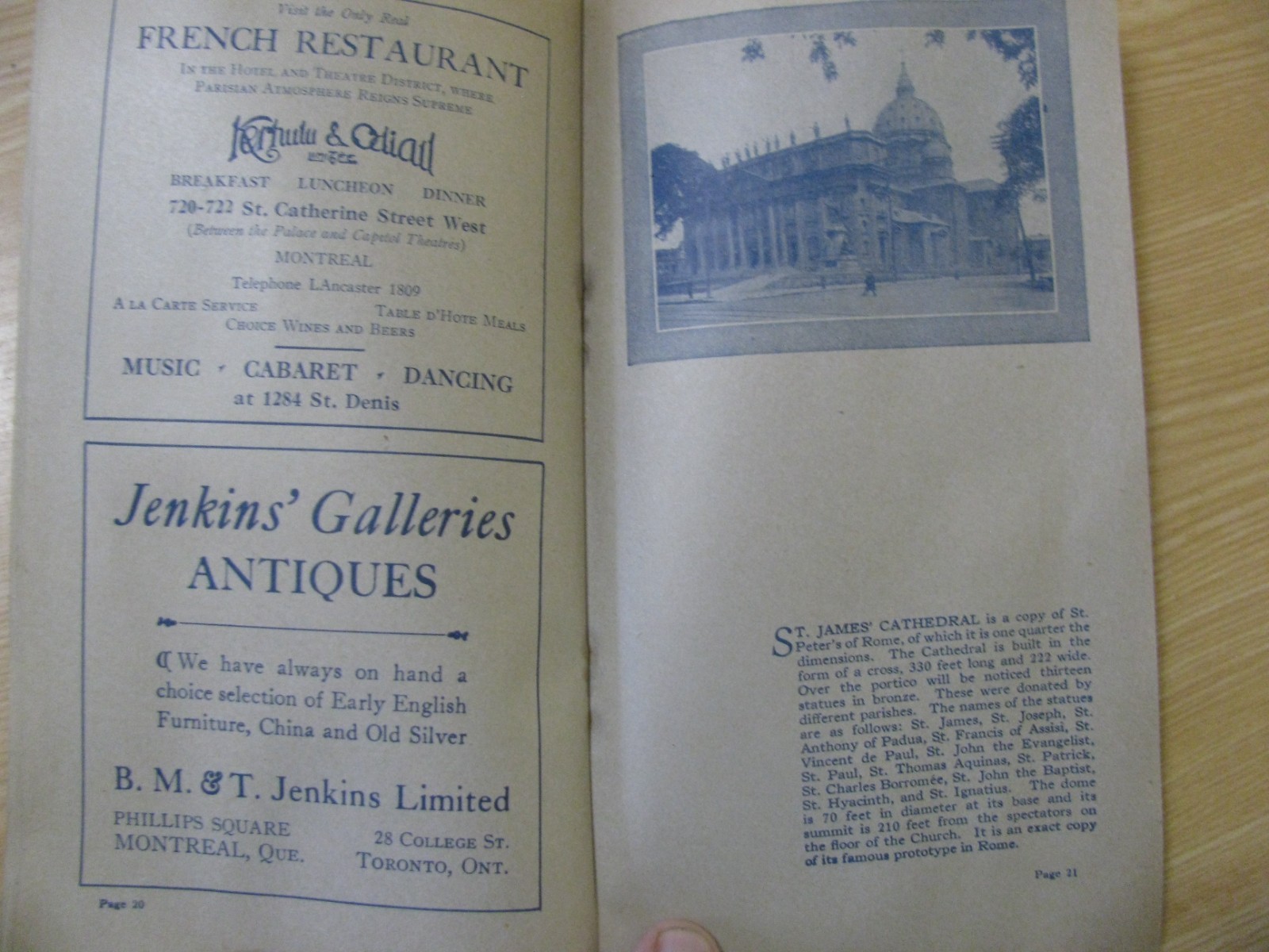 1920 ‘S – 1930 ‘S GRAY LINE BUS TOUR BOOKLET OF QUAINT MONTREAL CANADA LOW PRICE