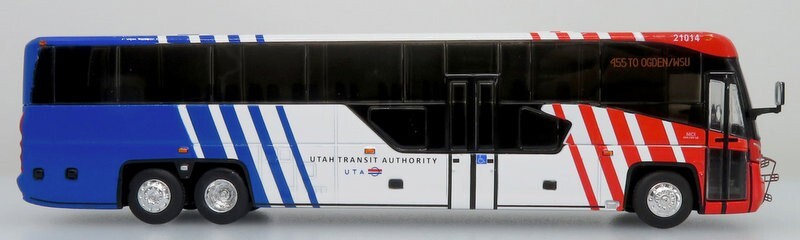 Iconic Replicas 1:87 MCI D45 CRT LE Coach: Utah Transit Authority (UTA)