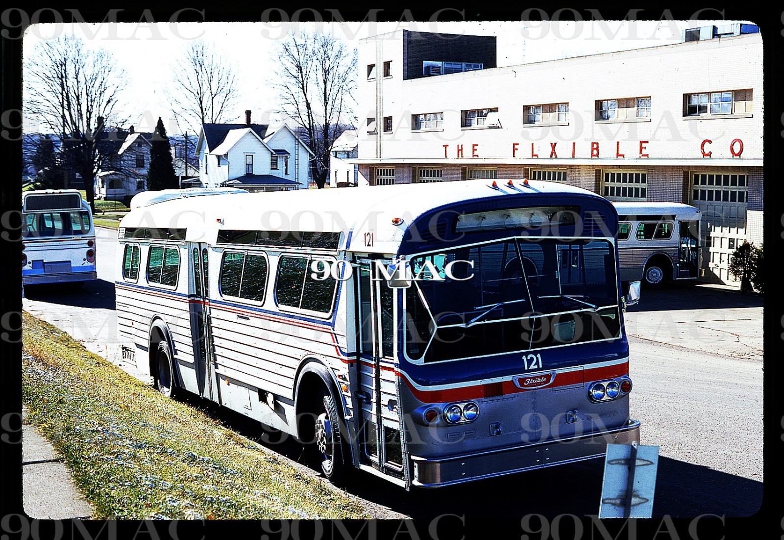 MOBILE TRANSIT AUTHORITY. FLXIBLE BUS #121. Mobile (AL). 2 Original Slides 1971.
