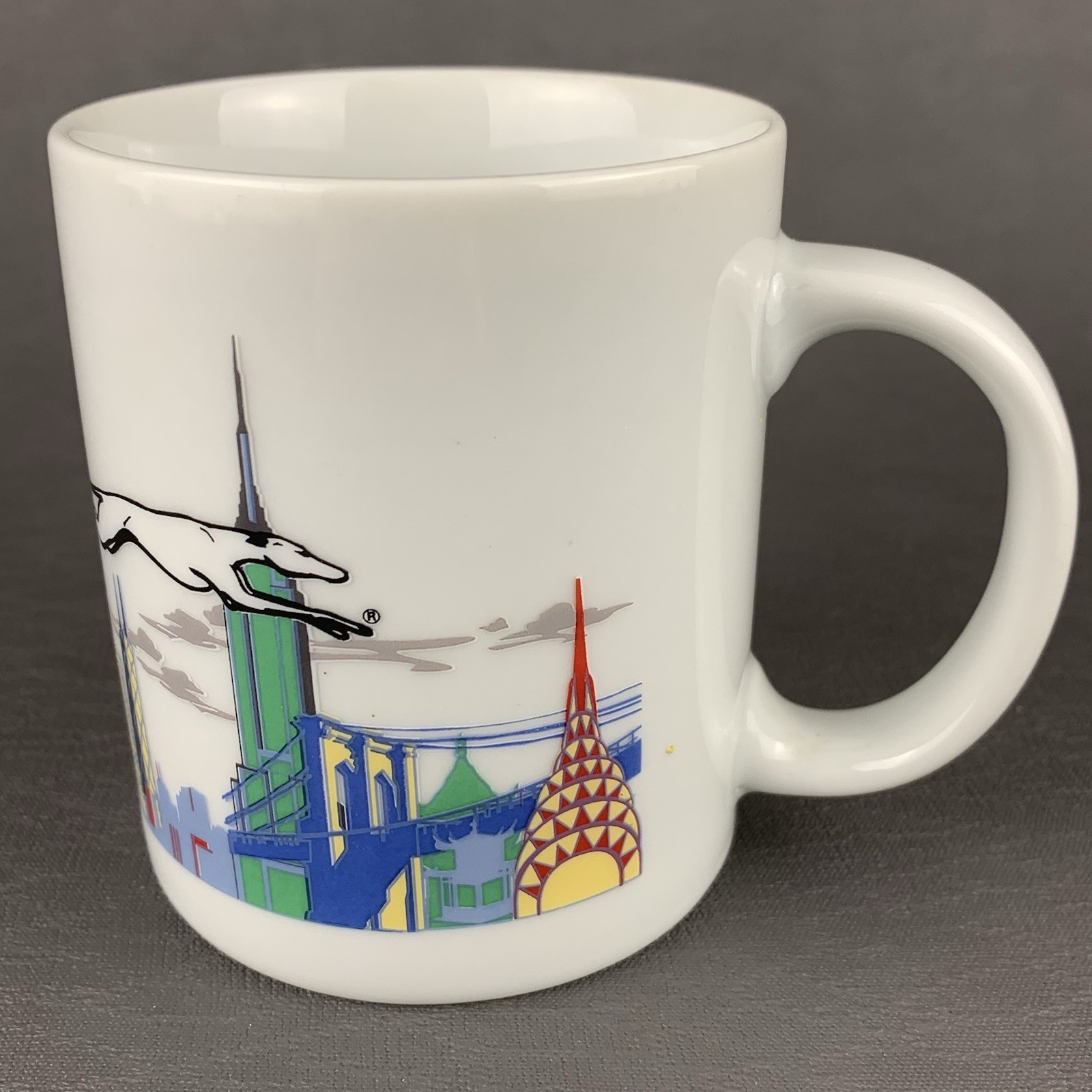 Rare Limited Edition Vintage Greyhound Bus Lines 1993 Coffee Cup Mug 10oz