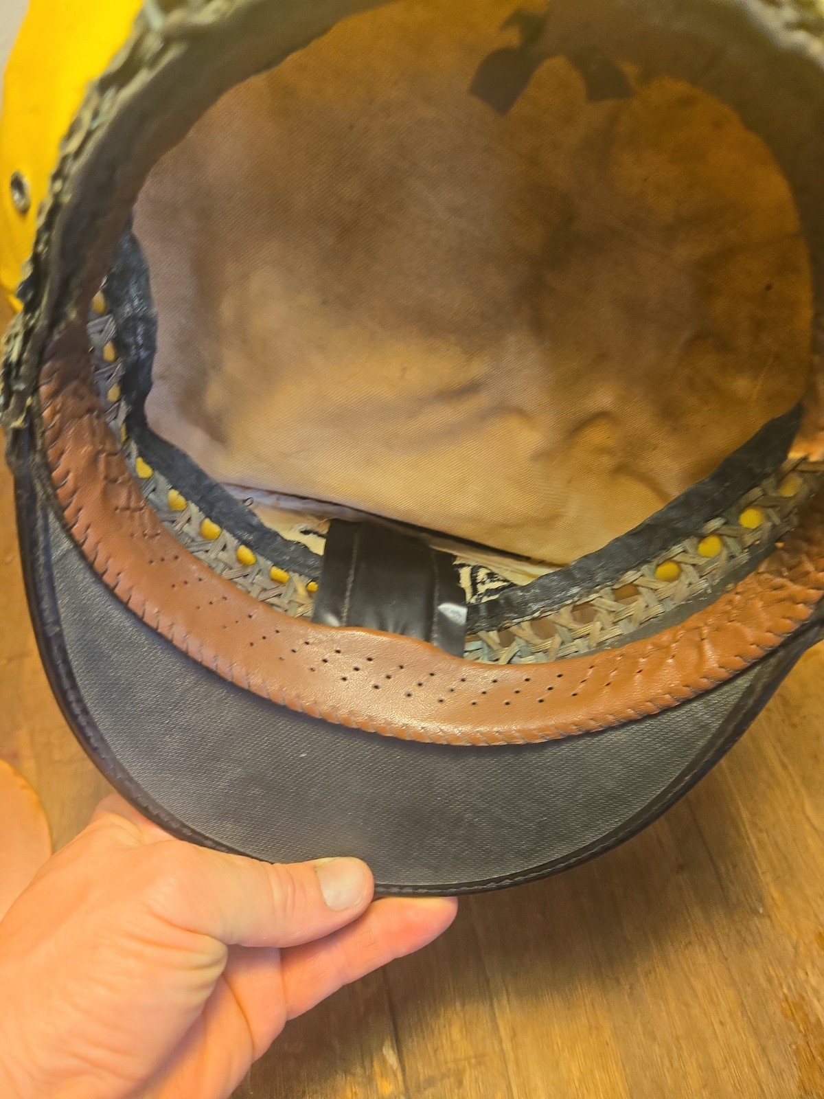 Yellow Cab Lancaster Brand Leather Driver Hat