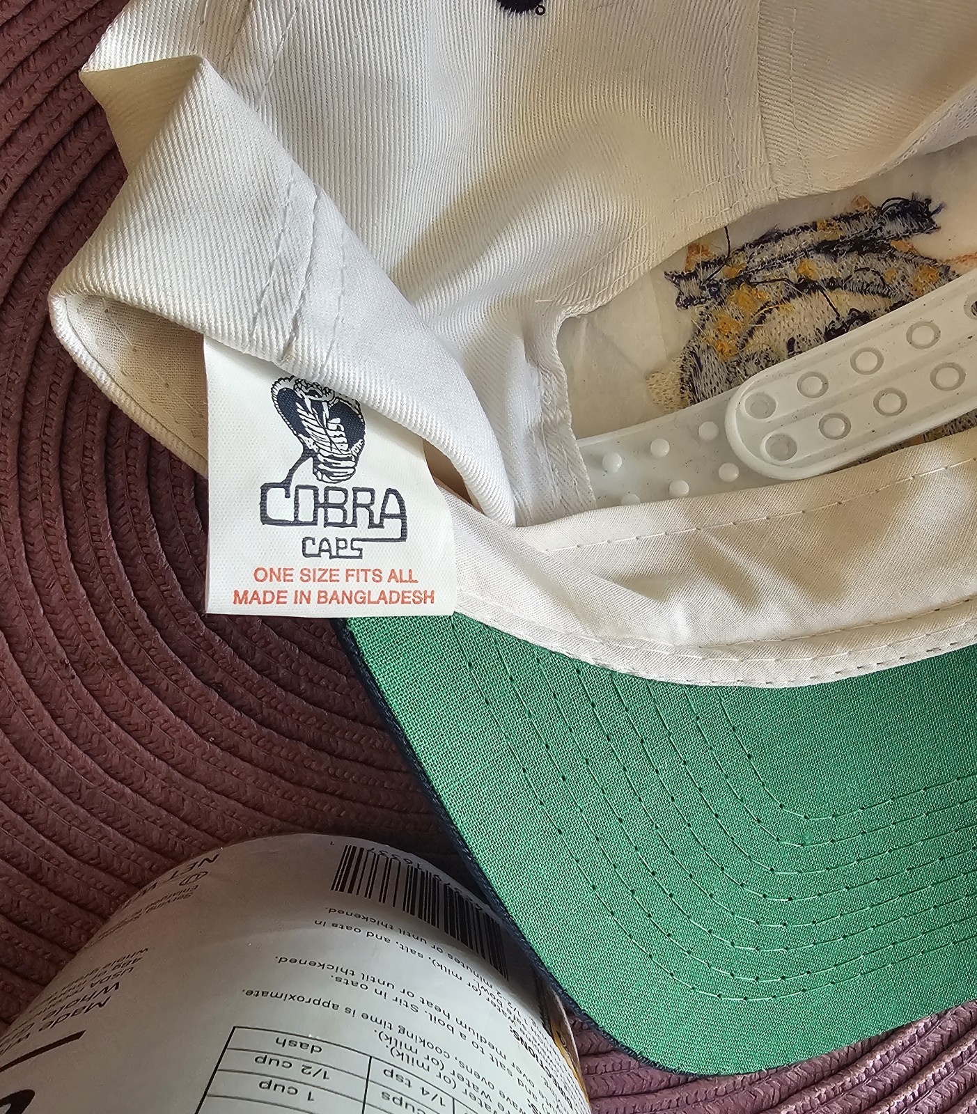 TWO Transit Bus Rodeo Hats. 2005 & 2006. Broward County FL BCT.