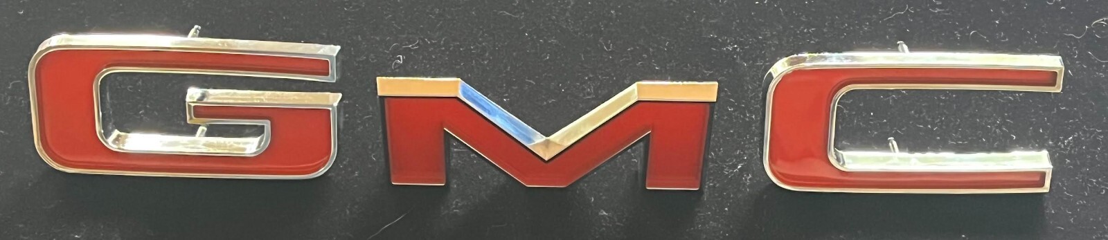 NEW OLD STOCK GMC PART BUS ORNAMENT SIGN GM EMBLEM VIA AC TRANSIT COLLECTION OEM