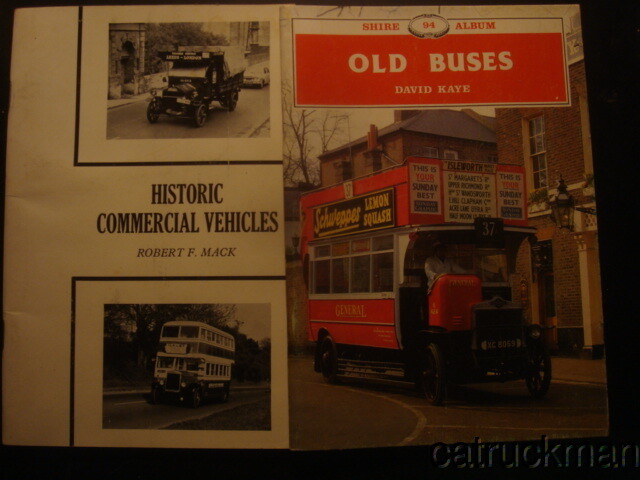 Two British Pamphlets on Historical Vehicles Primarily Buses.