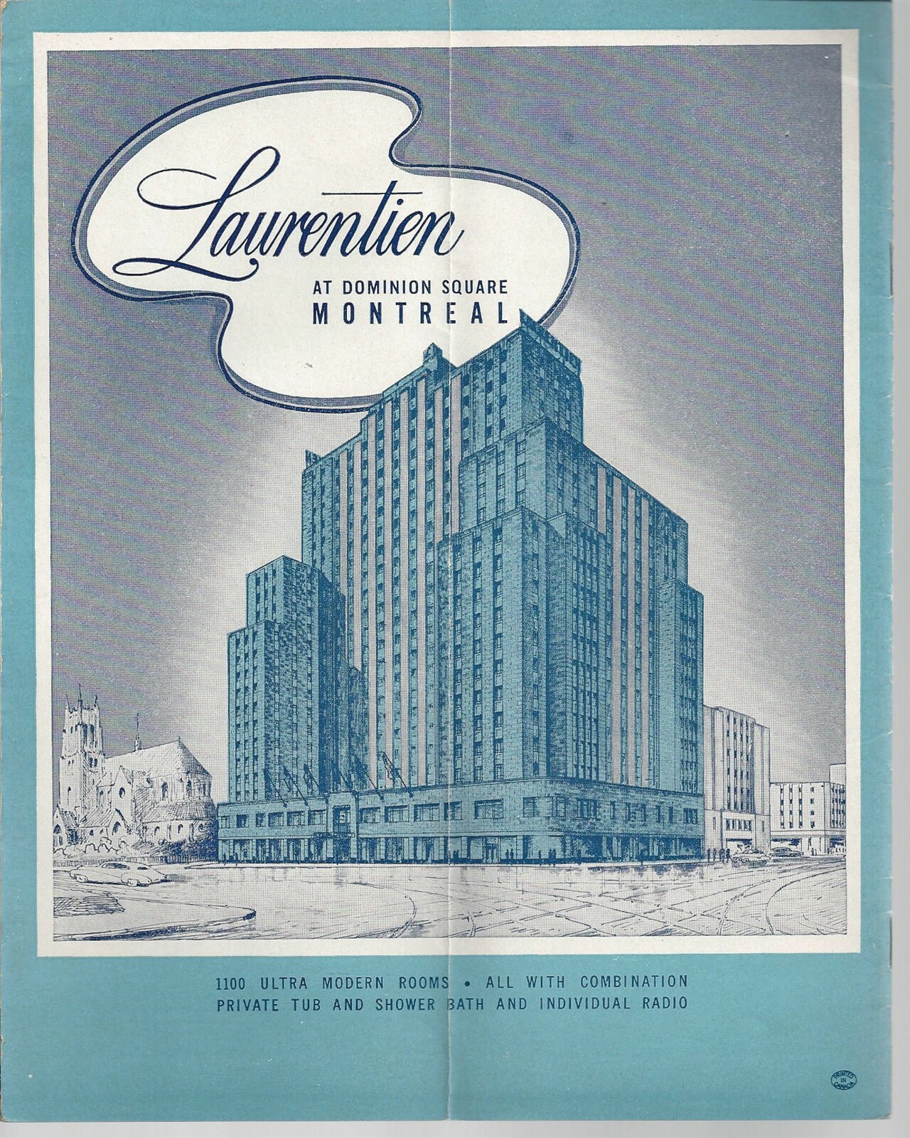 1955 The Gray Line Seeing Montreal, and more of Canada Travel Brochure