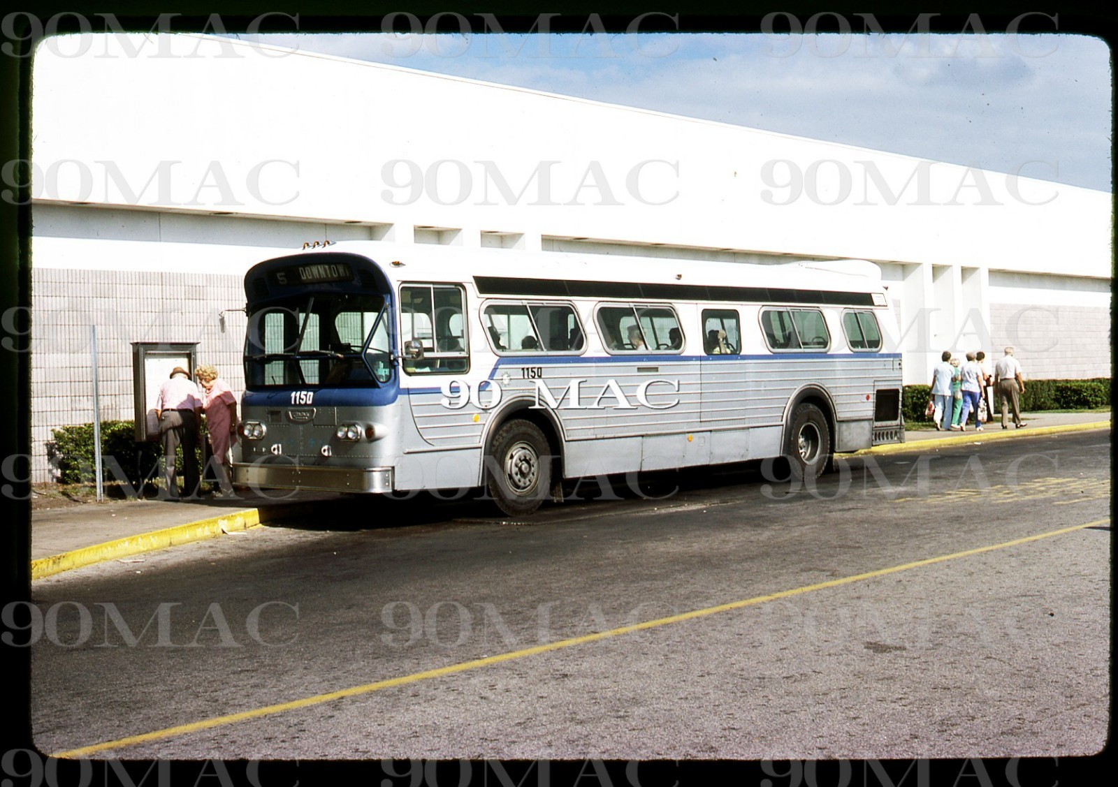 SPMTS. FLXIBLE BUS #1150. Saint Petersburg (FL). Original Slide 1979.