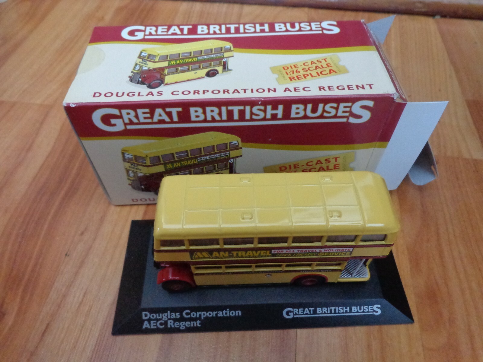 ATLAS EDITIONS 1/76 GREAT BRITISH BUSES – DOUGLAS CORPORATION AEC REGENT BUS