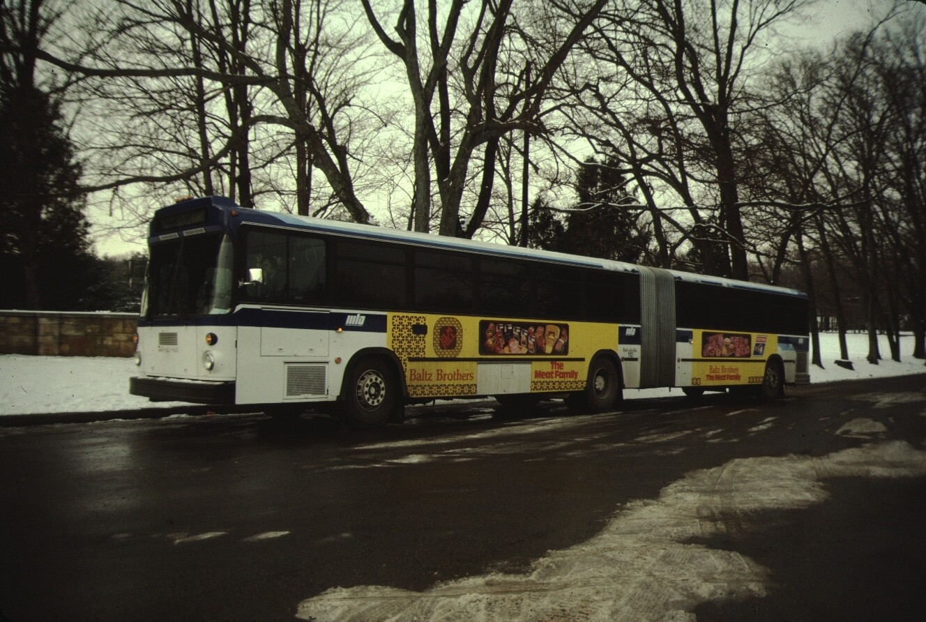 Nashville MTA Man bus Kodachrome original Kodak slide