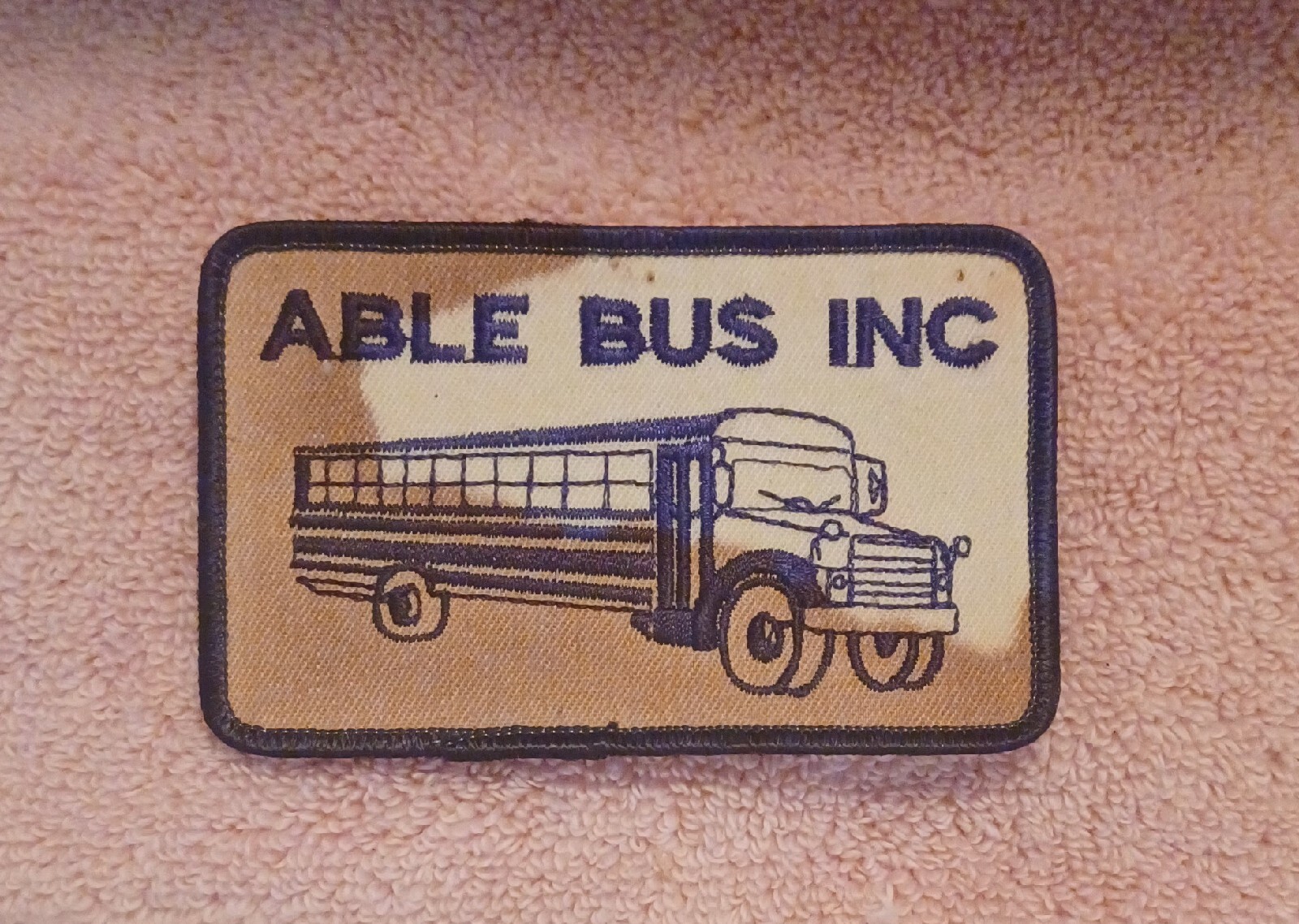 Able Bus Company. Vintage Bus Patch. Brooklyn NY. 1980’s.