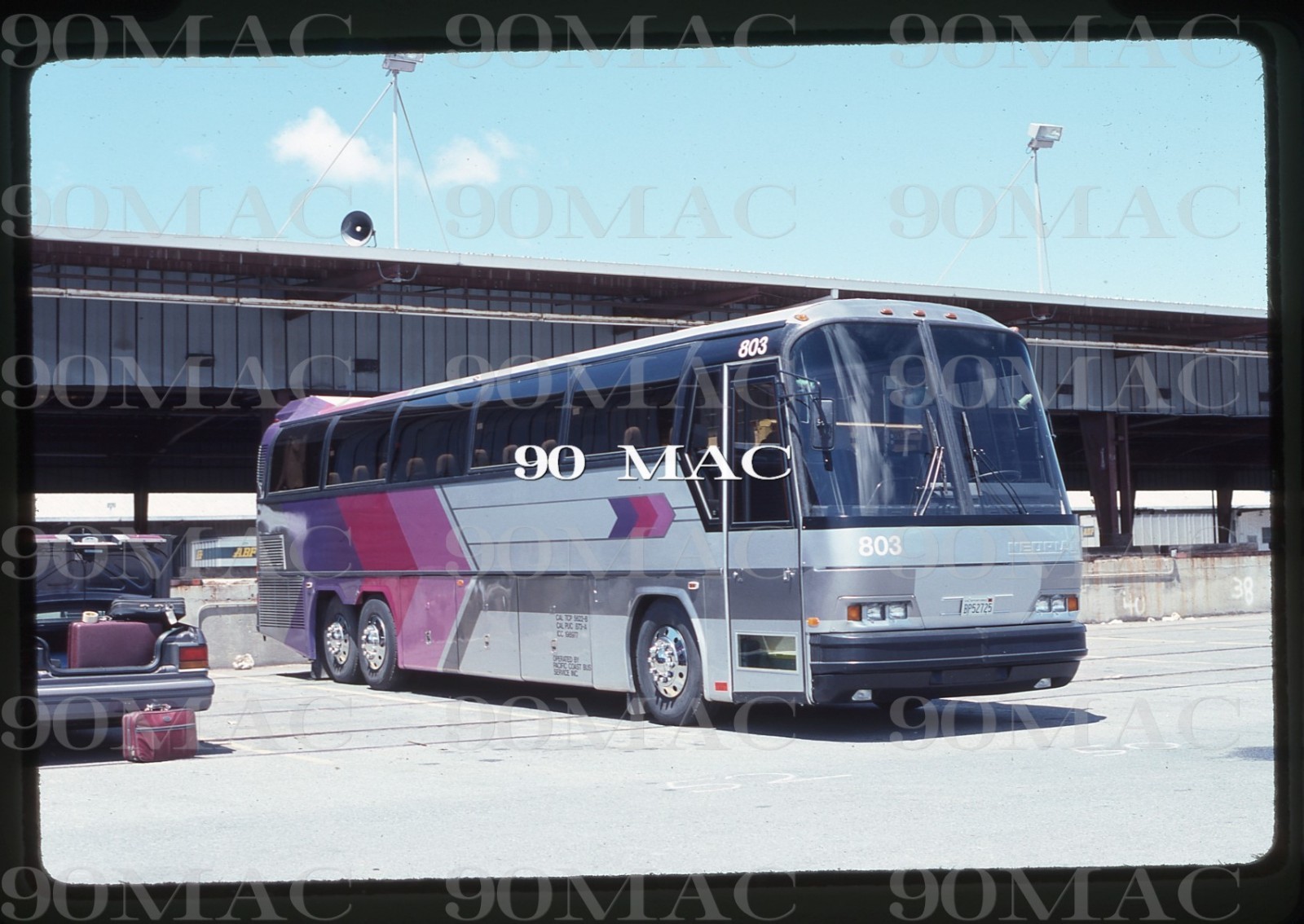 CHARTERHOUSE. NEOPLAN COACH #803. San Francisco (CA). Original Slide 1989.