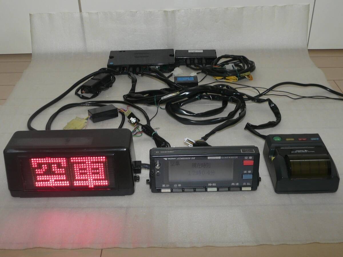 Yazaki LT-23Z Japanese Taxi Meter Full Set Working Tested JDM Taxi Equipment Jap