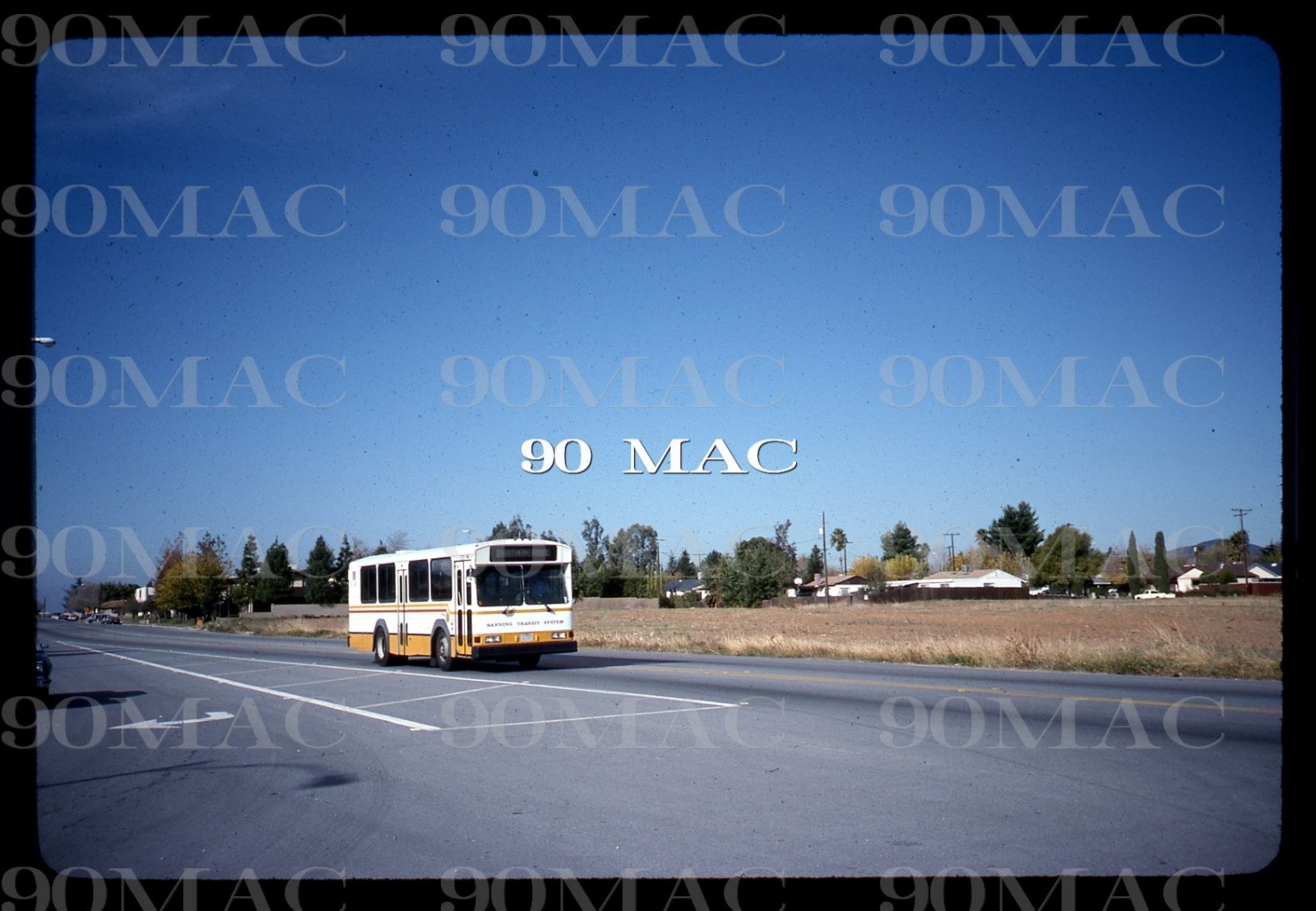 BANNING TRANSIT SYSTEM #205. Banning (CA). Original Slide 1989. (A)