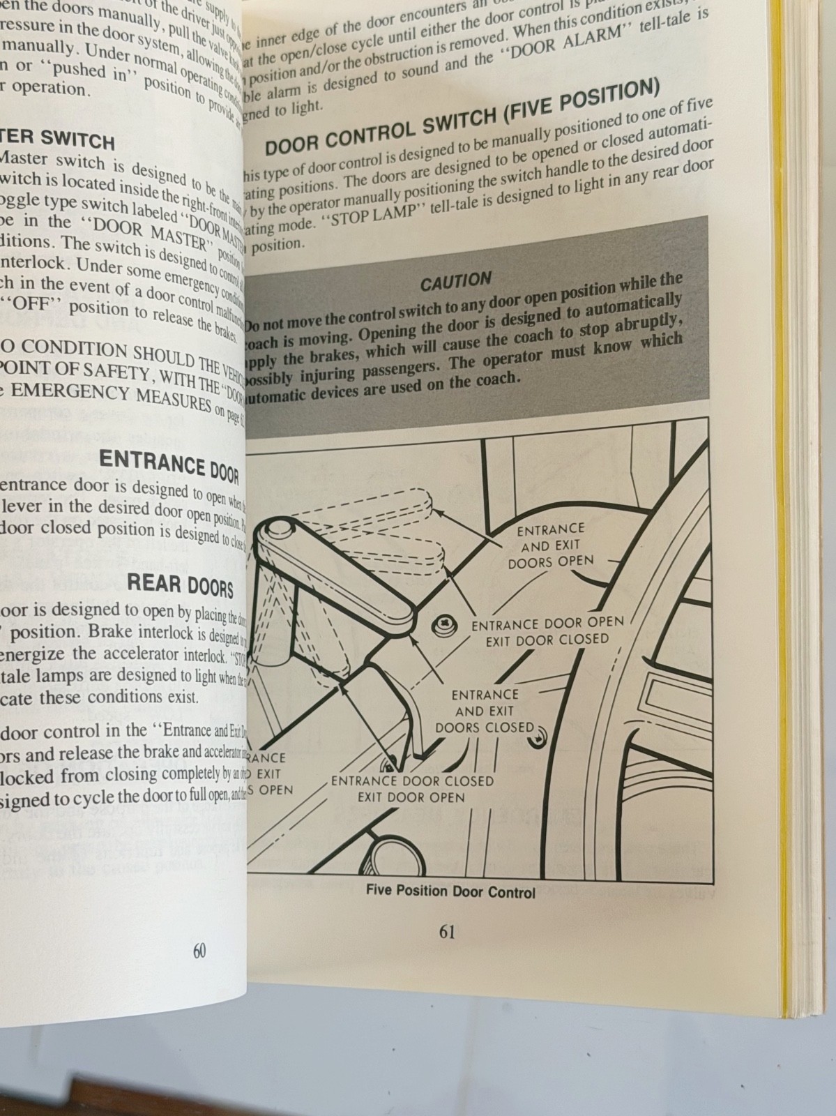 C-8122A GMC RTS Coach Operating Manual technical handbook drivers maintenance
