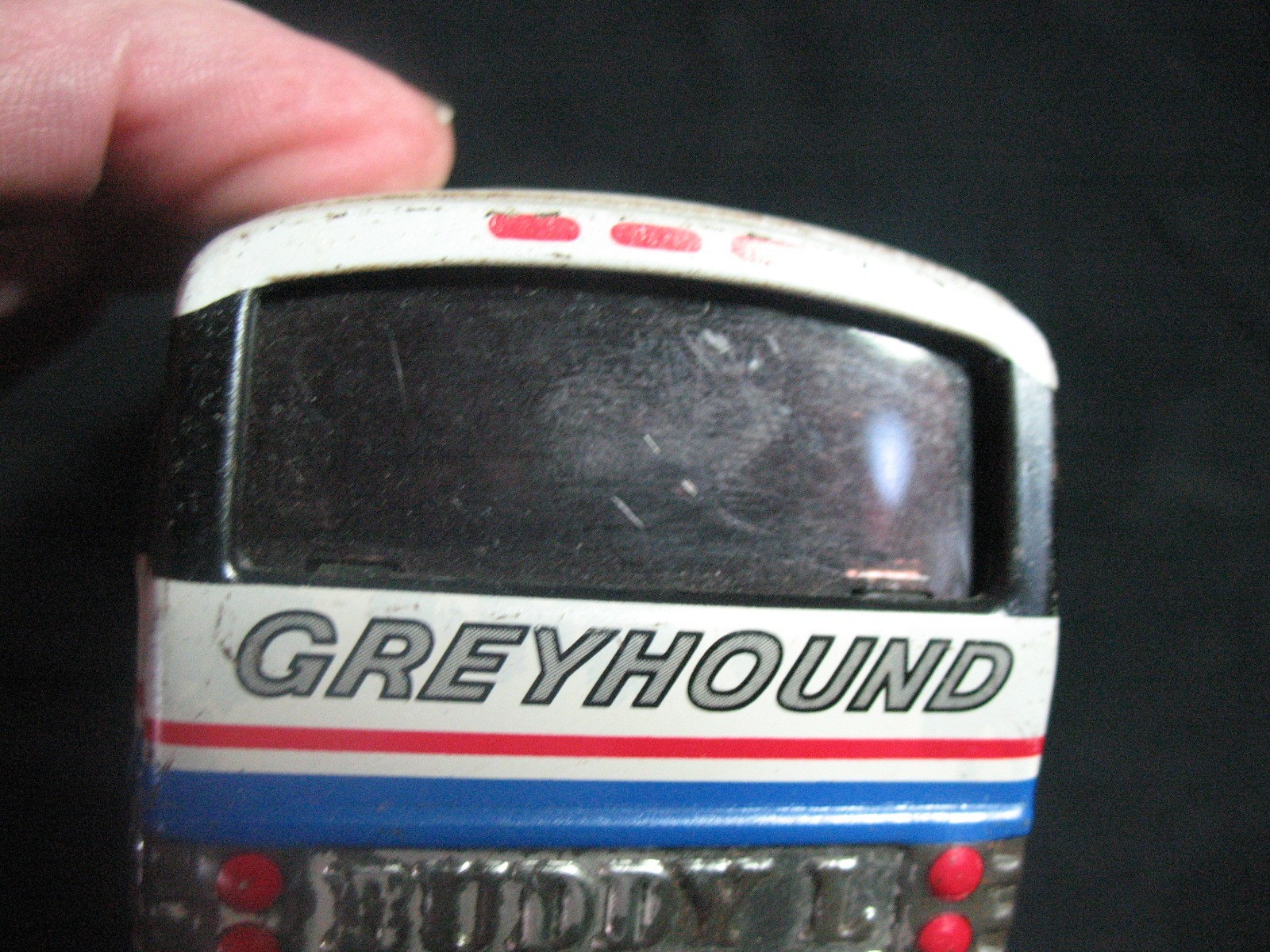 1979 Buddy L Greyhound Bus Americruiser 4950 Tin Toy Japan