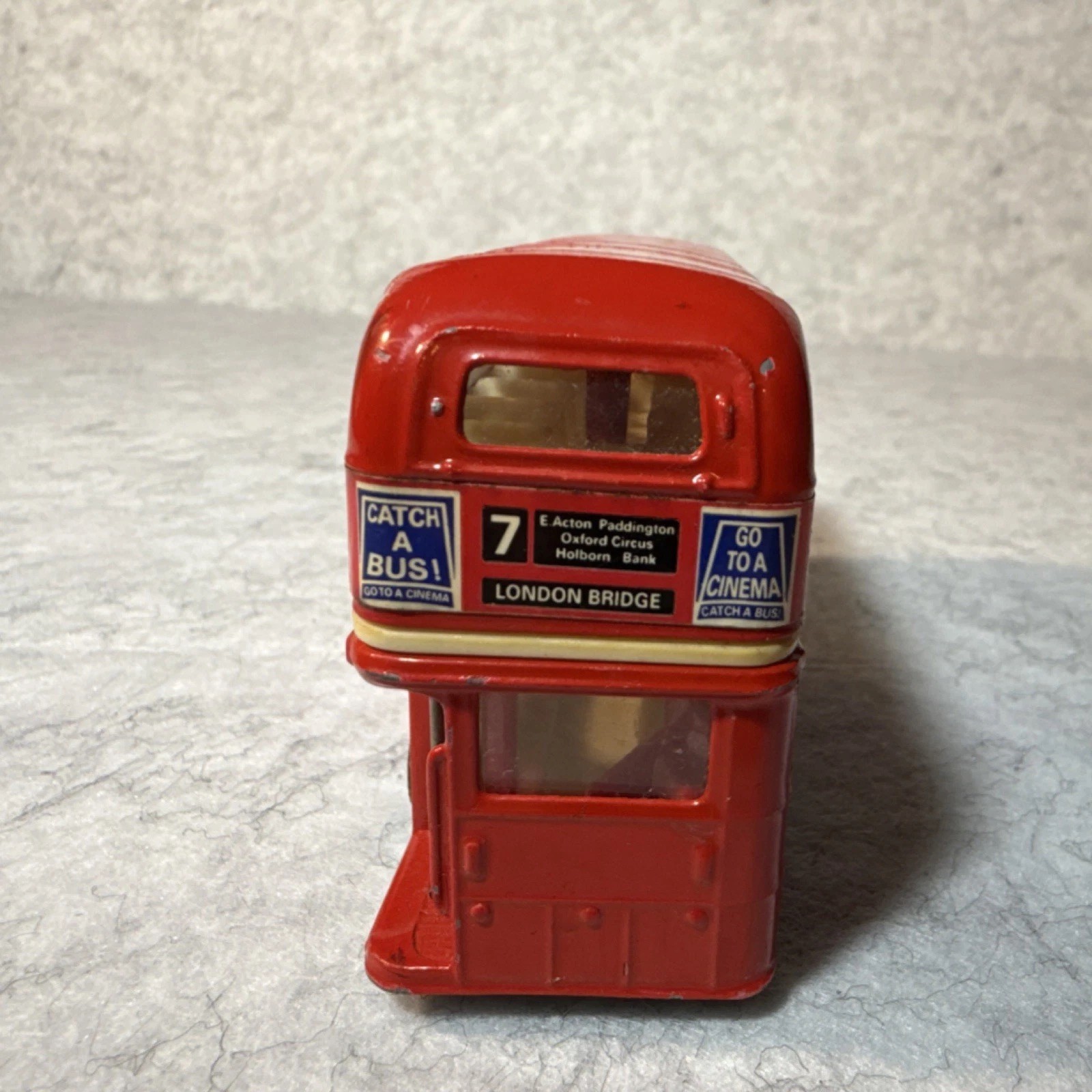 Corgi London Transport Museum Red Diecast Double-Decker Bus Model Route 7