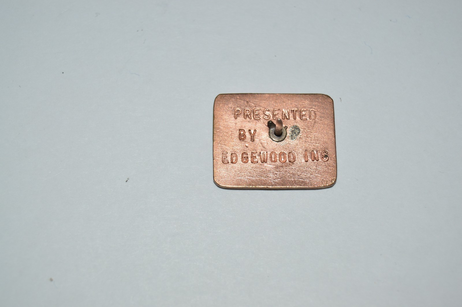 Vintage CV USD 4 Year Safe School Bus Drivers Pinback School District Award RARE