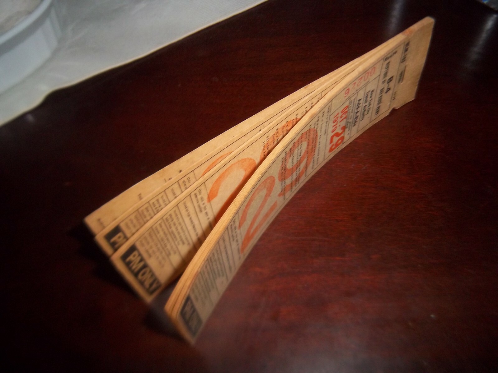 25 COMPLETE UNUSED TRANSFERS NOS NY NYC BUS BAY RIDGE PARKWAY 71st BROOKLYN 1979