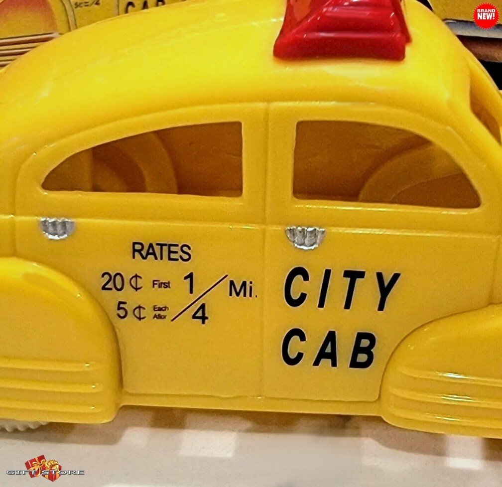 🎁🎁AMERICAN DIMESTORE™ YELLOW TAXI CAB NEW YORK NOVELTY SOUVENIR GREAT GIFT🎁🎁