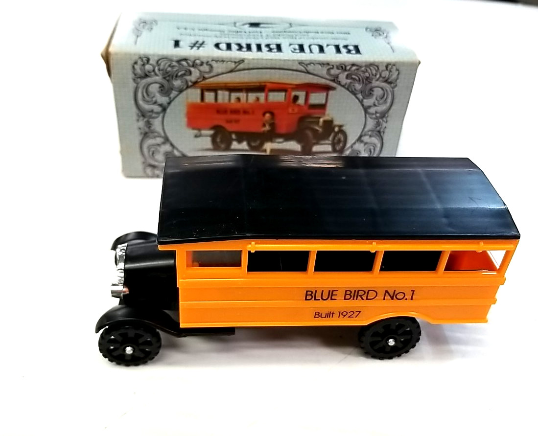 Jimson Blue Bird #1 School Bus Display Model (box 335)