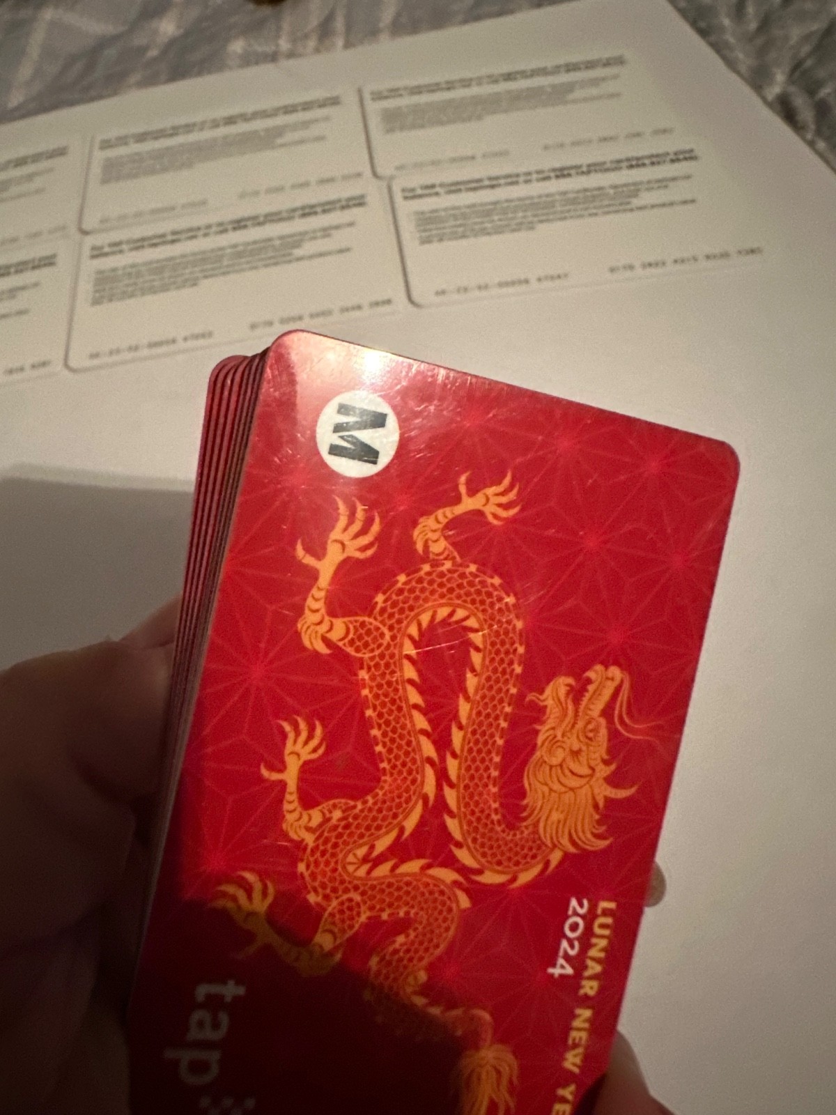 Metro TAP Lunar New Year 2024 Dragon Red Bus Subway Transit Limtd NOT Loadable