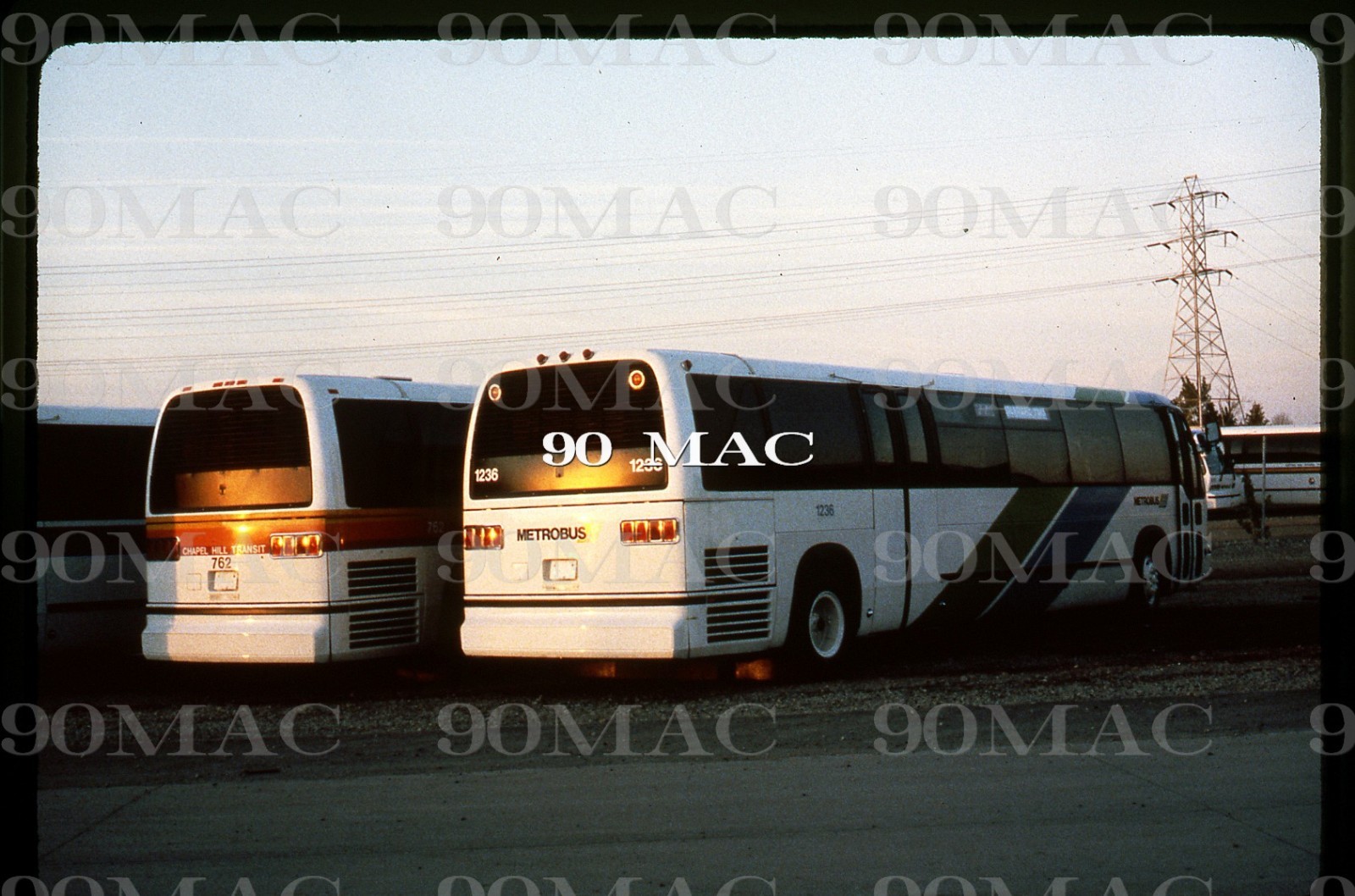 MIAMI-DADE TRANSIT. GM RTS BUS #1236. Miami (FL). Original Slide 1981.