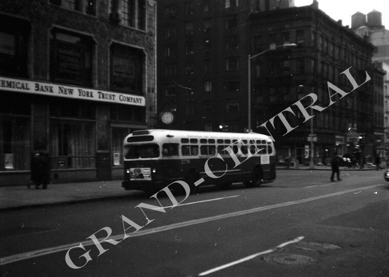 ORIGINAL 1960’s NYCTA MABSTOA NEW YORK CITY BUS NEGATIVE #2778 MANHATTAN NY