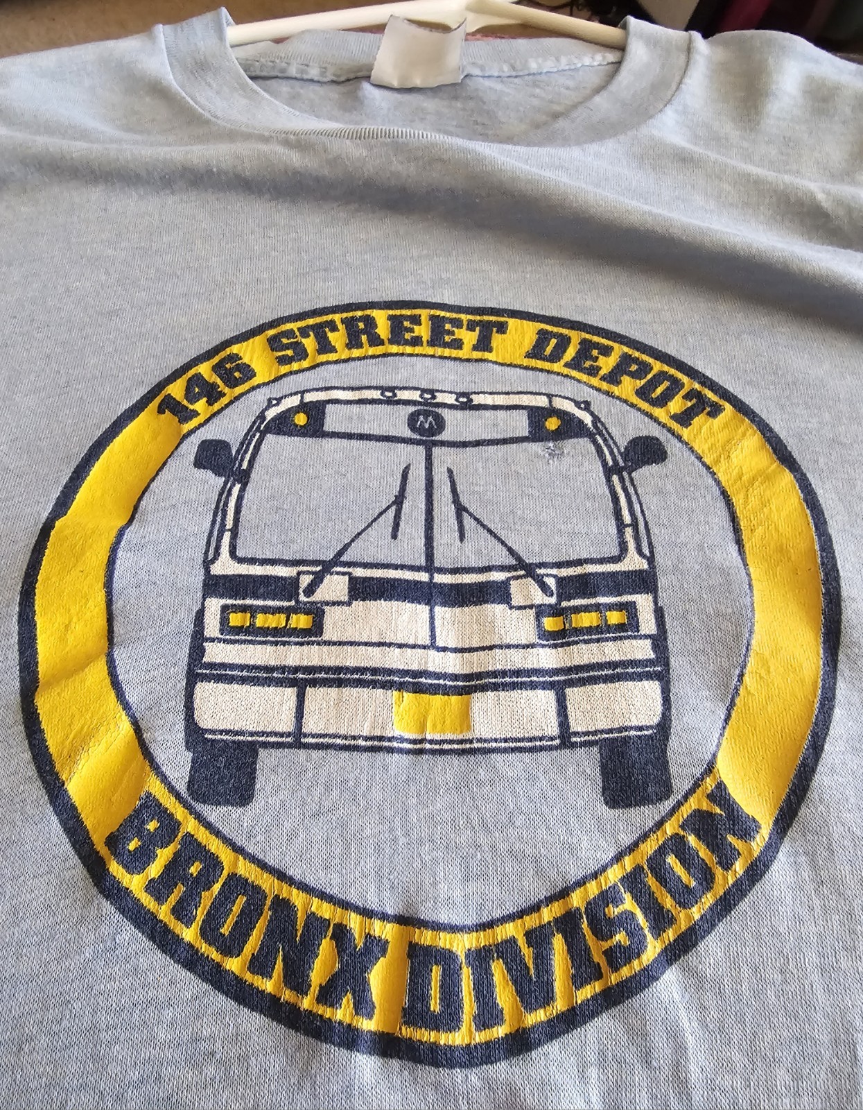 NYC Bronx Vintage Bus T-Shirt. GMC RTS 80’s.