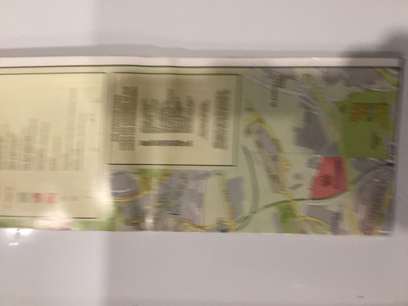 Rare Vintage 1996 Bus Service Brochure Map Visitor Transport Guide Strathclyde