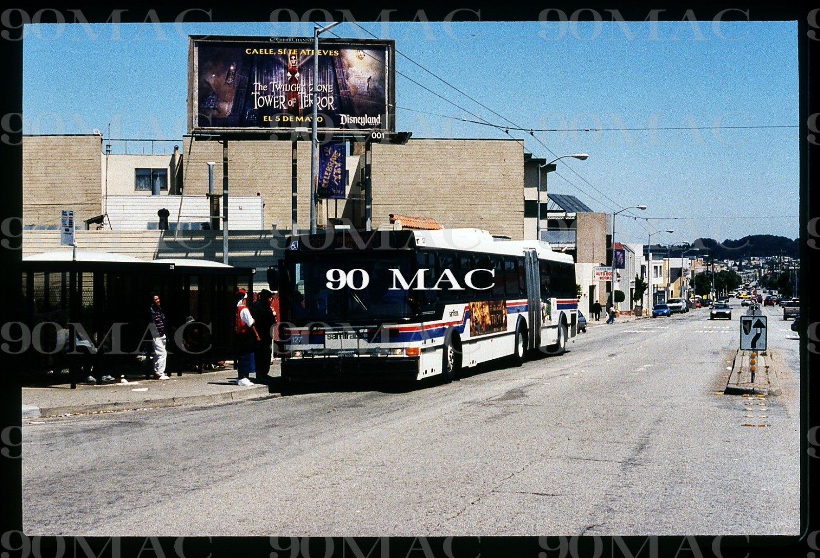 SAMTRANS. NABI BUS #127. Daly City (CA). Original Slide 2005.