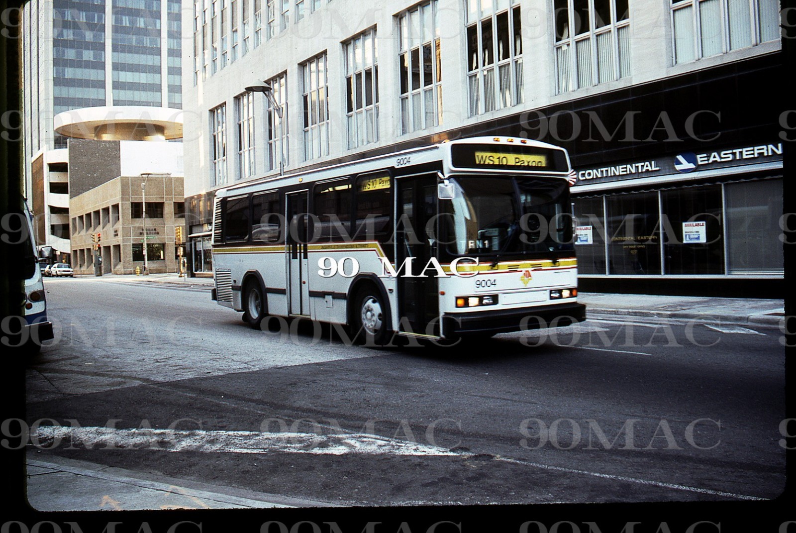 JTA. NEOPLAN BUS #9004. Jacksonville (FL). Original Slide 1991.