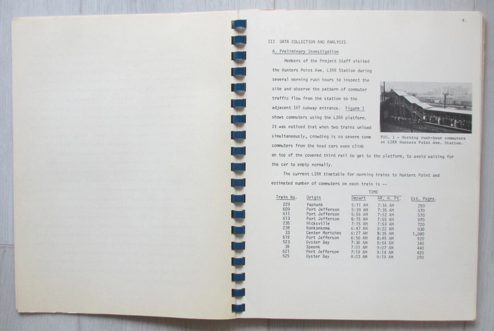 Vintage 1965 City of New York Queens Long Island Shuttle Bus Proposal Book