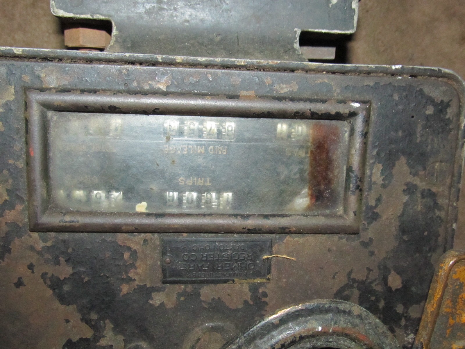 Antique Ohmer Atco Fare Register Box ,Trolley, Bus, Taxi, Cable Car, Cab,