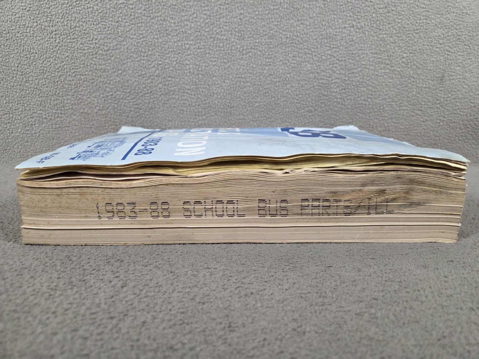 GM 1983-88 School Bus Medium Duty Chassis Parts Catalog # M-SB-F