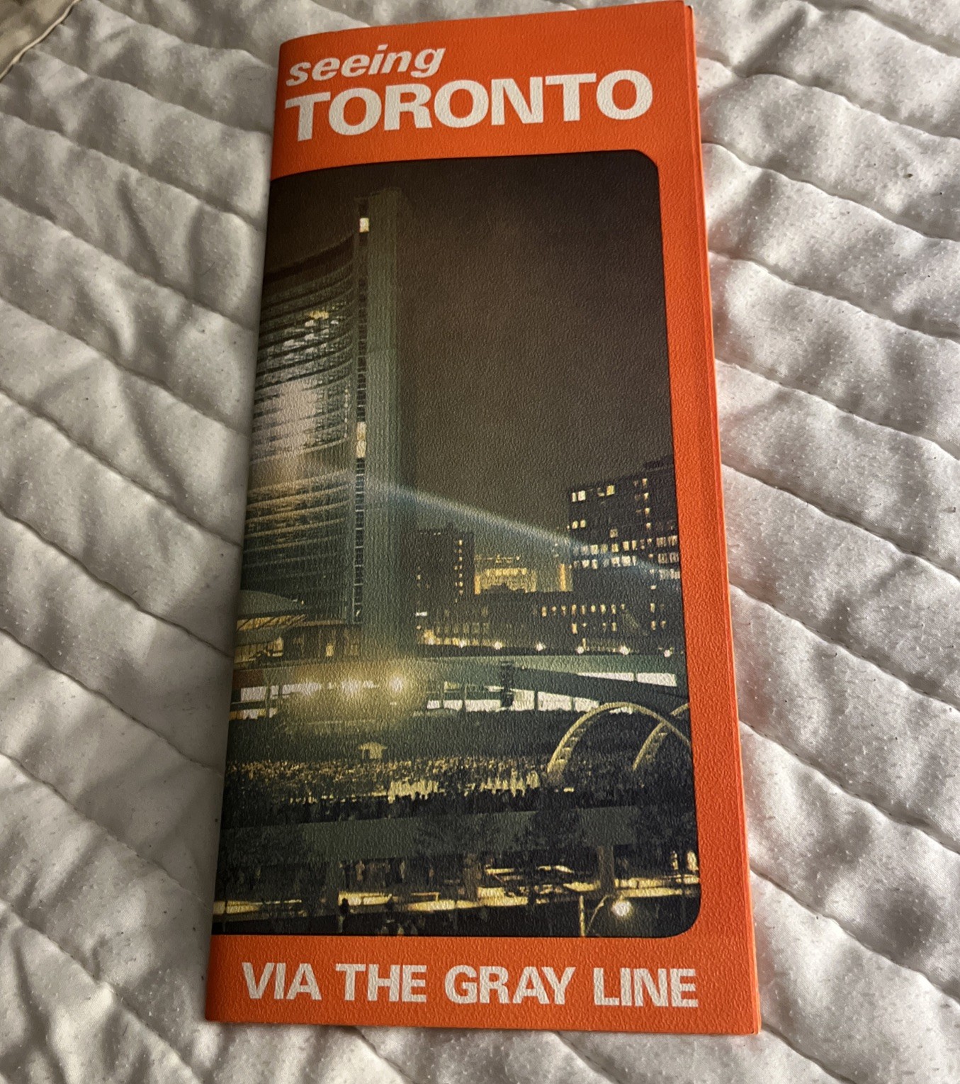 Vintage 1971 Seeing Toronto Via The Gray Line Brochure
