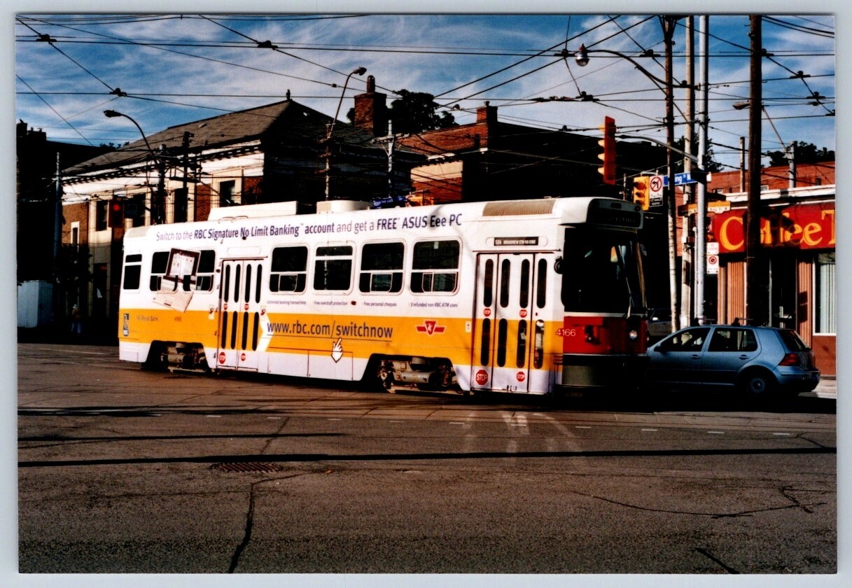 TTC Streetcar #4166 ‘RBC’ Wrap King St W at Queen Toronto Fujifilm 4×6 Print