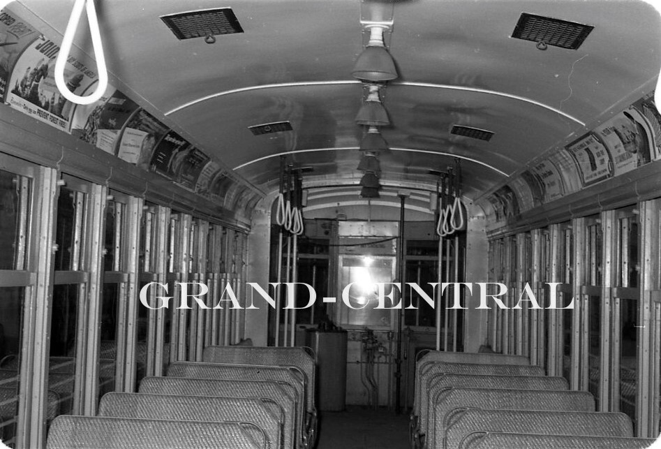 1955 ATLANTIC CITY TRANSPORTATION CO. ACTC TROLLEY BUS SLIDE INTERIOR #245 NJ