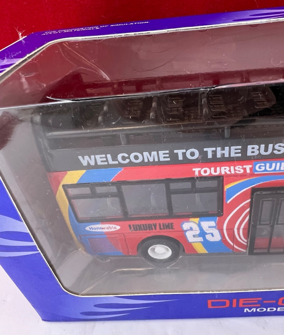Battery Operated Double Decker Tour Bus DIE-CAST