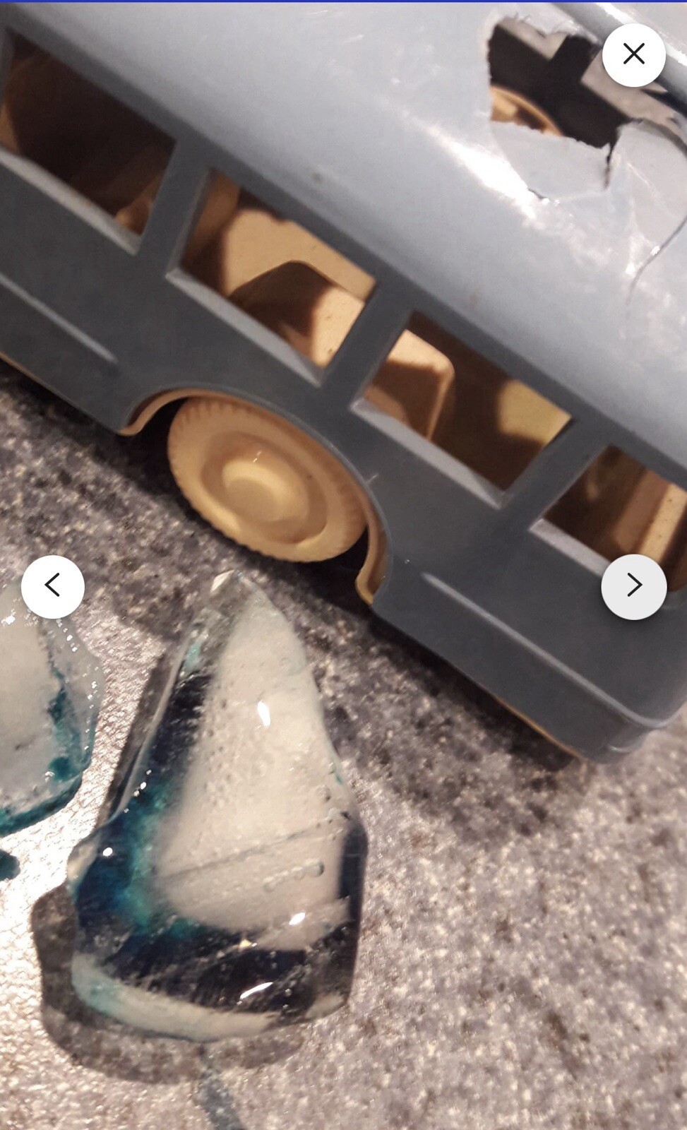 Blue Ice Bus Comicly Distressed Use Description To Accent Piece Hollywood Bus