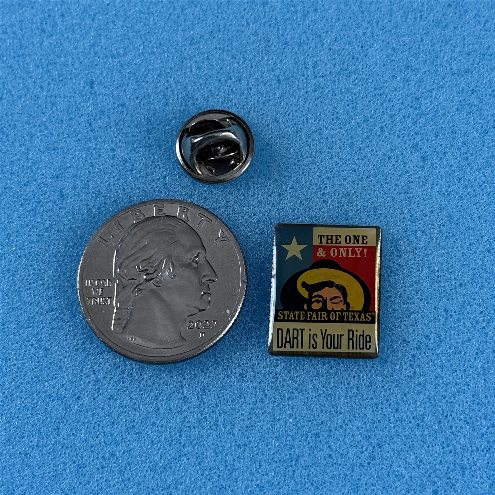 DART Dallas Area Rapid Transit Your Ride State Fair Of Texas Pin Pinback #59637