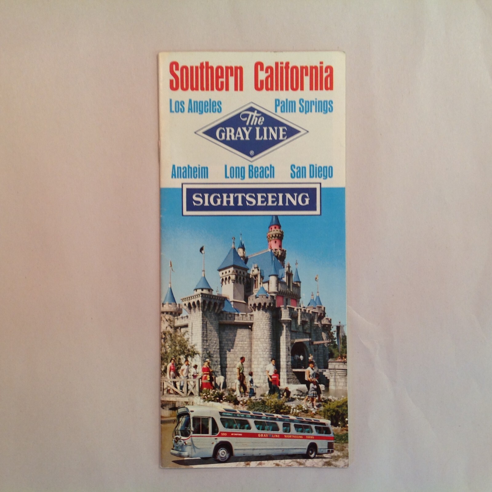 Vintage 1974 The Gray Line Sightseeing Tours Color Booklet Southern California