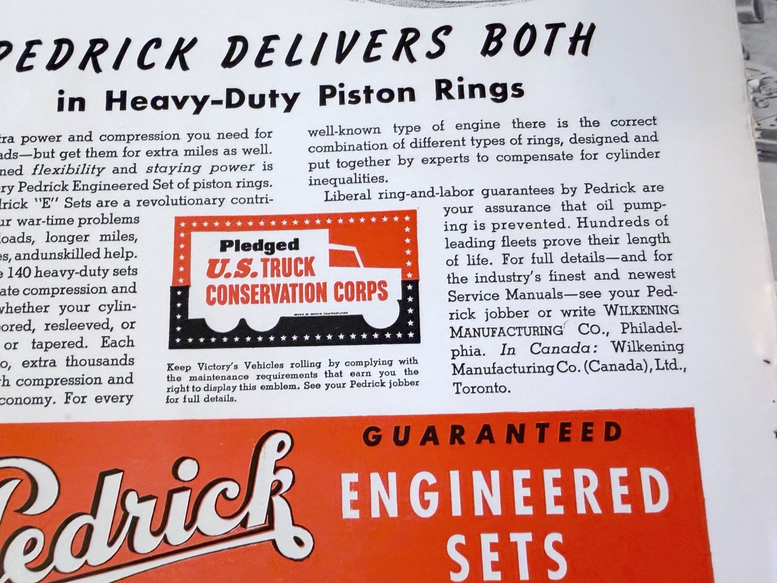 1940s NATIONAL PNEUMATIC Co WWII Ad Door Control Transit Industry War uncle sam