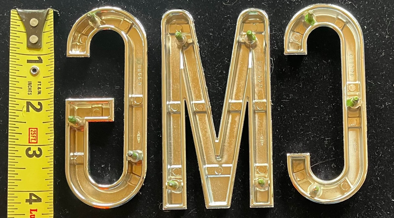 NEW OLD STOCK GMC PART BUS ORNAMENT SIGN GM EMBLEM AC TRANSIT ACT COLLECTION OEM