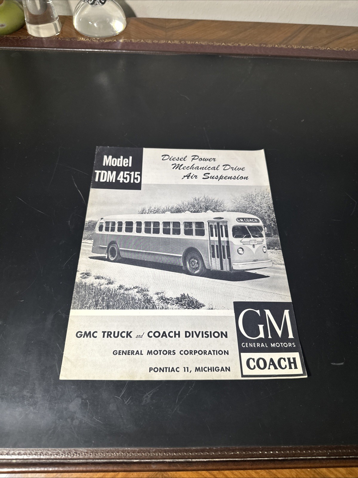 Vintage GM Truck And Coach TDM 4515 Advertising Brochure