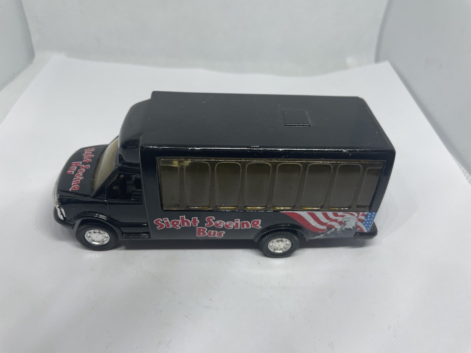 Toy Sight Seeing Bus – Pull Back 5”