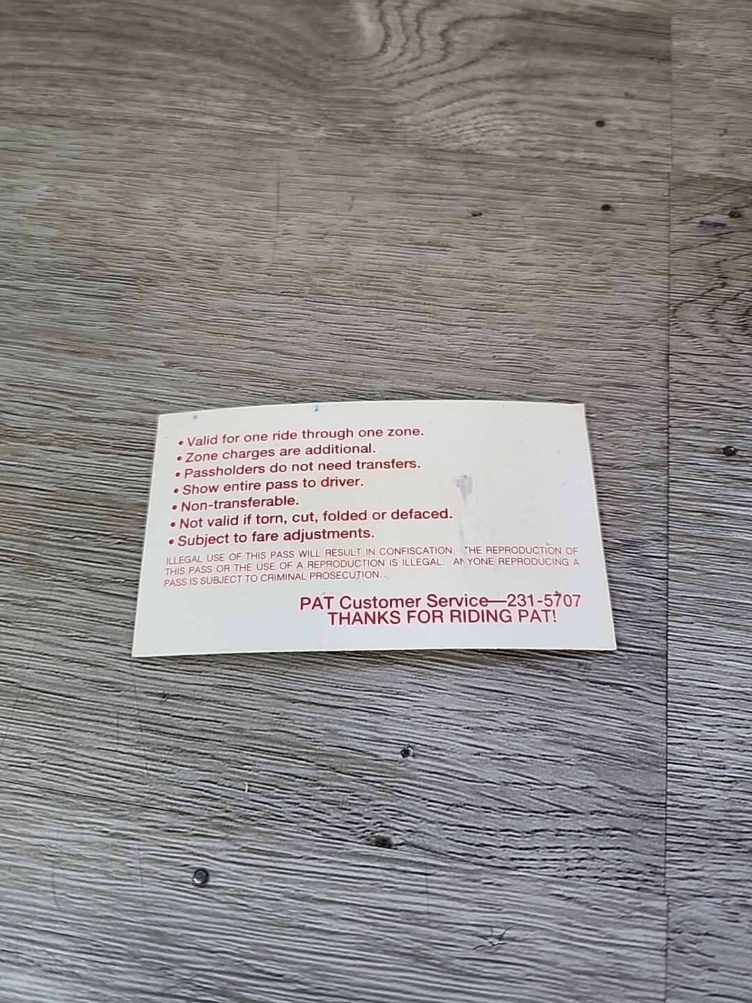 Vintage Hologram PAT Transit Bus Pass Pittsburgh Submarine & Building 1991