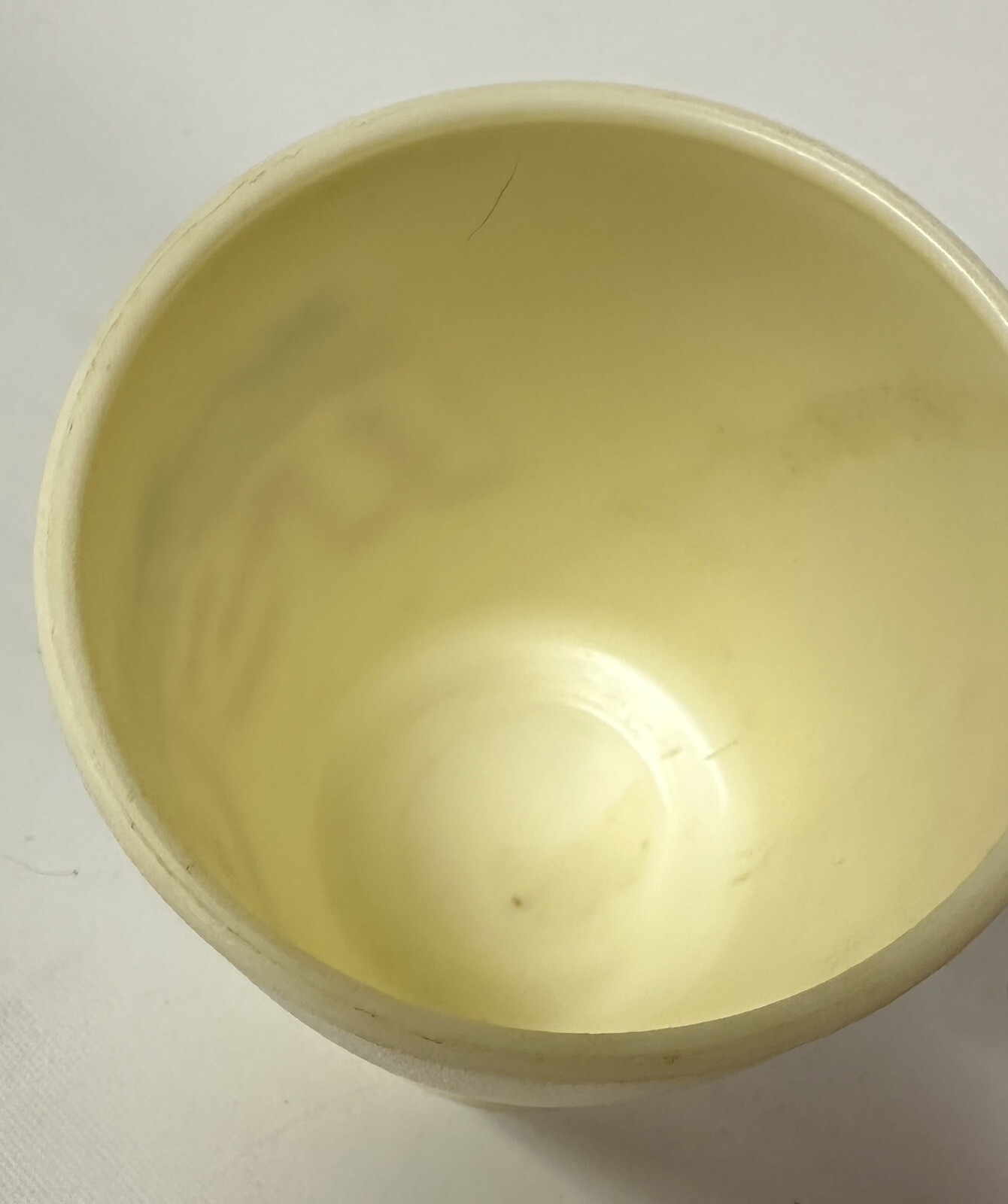 Vtg Greyhound Bus Lines Plastic Coffee Cup Mug “It’s Not Just The Bus It’s Us”