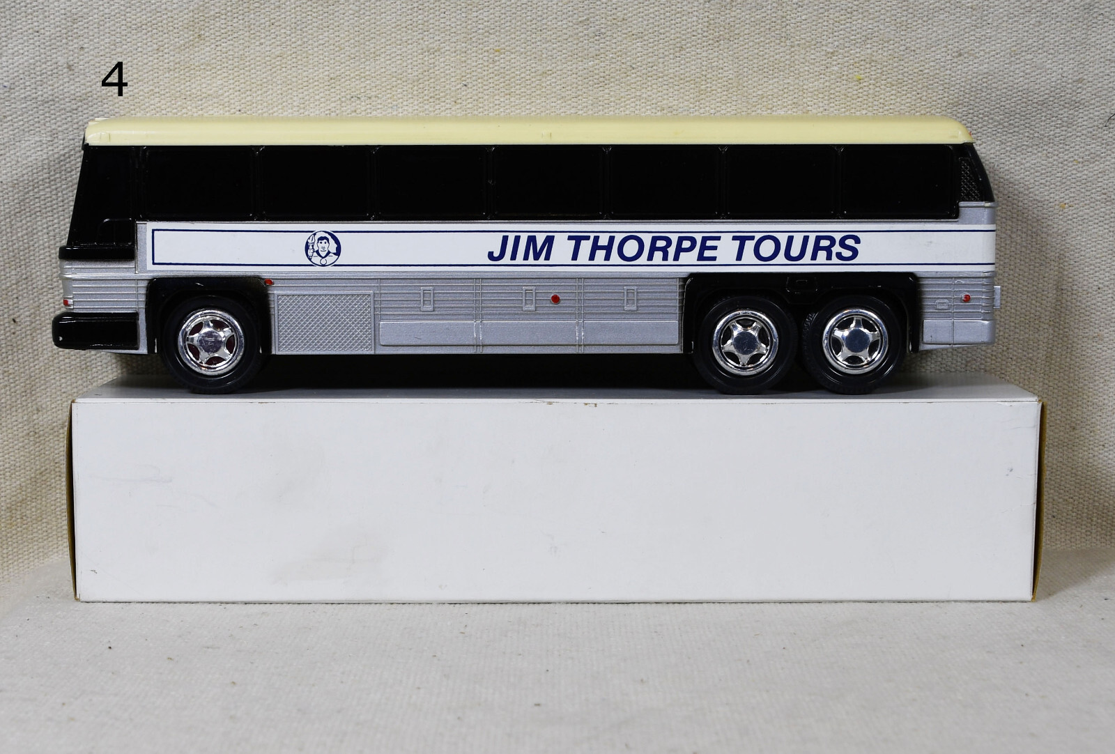 Jimson Bus Plastic Coin Bank Jim Thorpe Tours