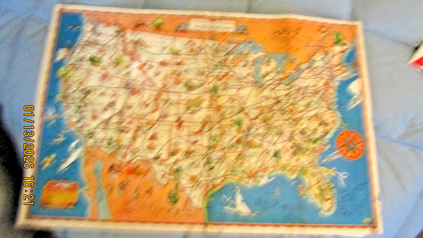 GREYHOUND BUS National Route Map and local schedule brochure