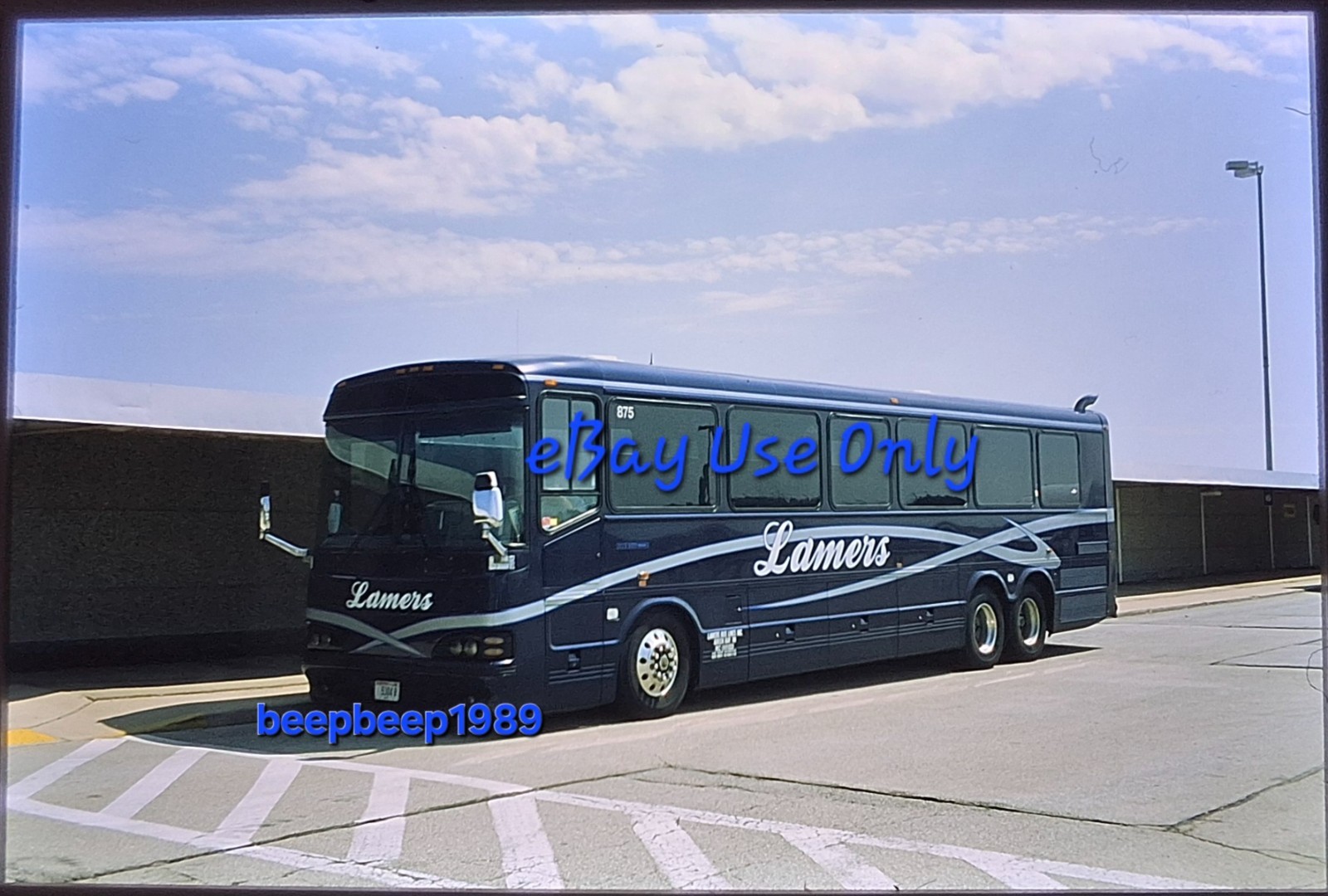 Lamers Bus Lines 875 in Milwaukee ~ Blue Bird LTC Highway Bus Slide